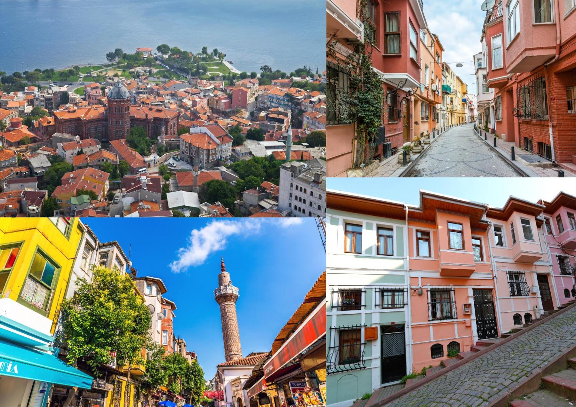 Istanbul Old City Colorful Houses Balat Petrion Hotel Esterno foto